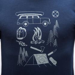 SENSOR Merino Active Outside pánské triko dl. rukáv Deep Blue