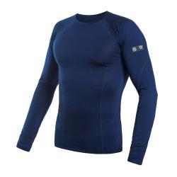 SENSOR Merino Active pánske tričko dl.rukáv Deep Blue SENSOR Merino Active pánske tričko dl.rukáv Deep Blue