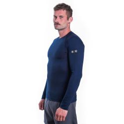SENSOR Merino Active pánské triko dl.rukáv Deep Blue