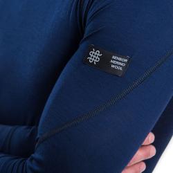 SENSOR Merino Active pánské triko dl.rukáv Deep Blue