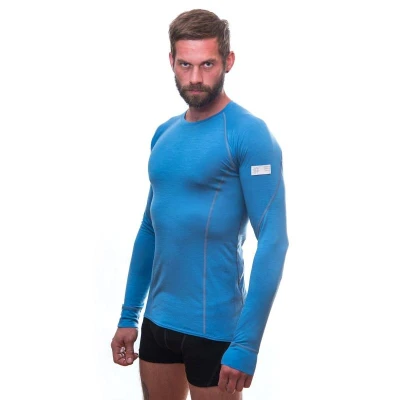 Sensor Merino Active Modrá pánské funkční tričko