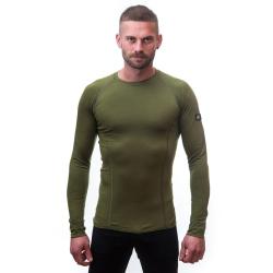 Sensor Merino Active Safari Green pánské funkční tričko