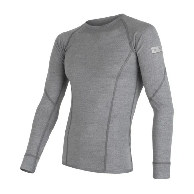 Sensor Merino Active Sv.šedá pánské funkční tričko