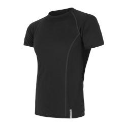 Sensor Merino Active Černá pánské funkční tričko