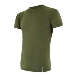 Sensor Merino Active Safari Green pánské funkční tričko