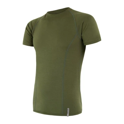 Sensor Merino Active Safari Green pánské funkční tričko Sensor Merino Active Safari Green pánské funkční tričko