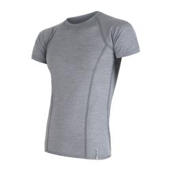Sensor Merino Active Sv.šedá pánské funkční tričko
