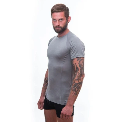 Sensor Merino Active Sv.šedá pánské funkční tričko