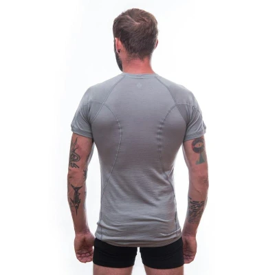 Sensor Merino Active Sv.šedá pánské funkční tričko