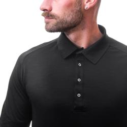 Sensor Merino Active Černá pánské funkční tričko