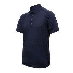 SENSOR Merino Active Polo pánske tričko kr.rukáv Deep Blue