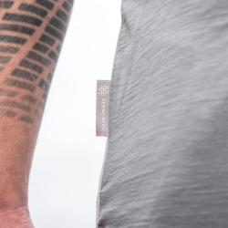 SENSOR Merino Active Polo pánské šedé triko kr.rukáv