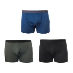 Sensor Merino Air 3-pack pánské trenky Černá/tm.modrá/olive