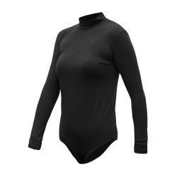 SENSOR Merino Air dámské černé body dl.rukáv