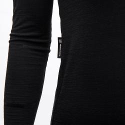 SENSOR Merino Air dámské černé body dl.rukáv