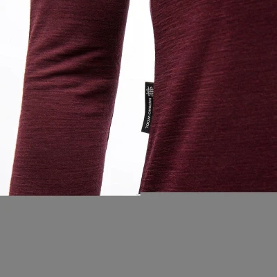SENSOR Merino Air dámske body dl.rukáv Port Red