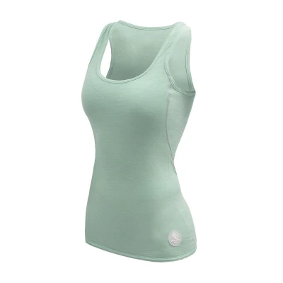 SENSOR Merino Air dámske tričko bez rukávov Basil Green