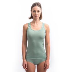 SENSOR Merino Air dámske tričko bez rukávov Basil Green