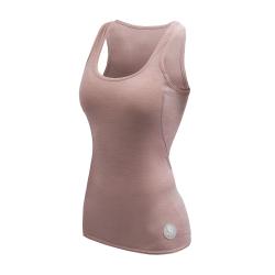 SENSOR Merino Air dámske tričko bez rukávov Dusty Pink