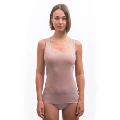 SENSOR Merino Air dámske tričko bez rukávov Dusty Pink