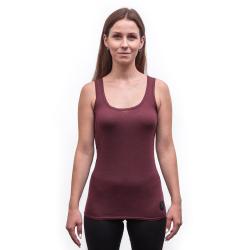 SENSOR Merino Air dámské triko bez rukávu Port Red