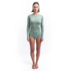 SENSOR Merino Air dámské triko dl.rukáv Basil Green