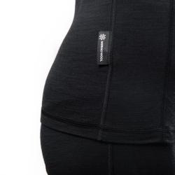 SENSOR Merino Air dámské černé triko dl.rukáv
