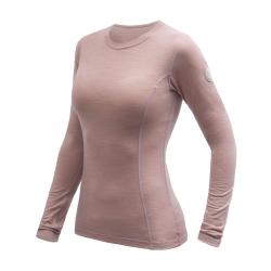 SENSOR Merino Air dámske tričko dl.rukáv Dusty Pink