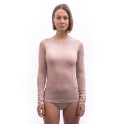 SENSOR Merino Air dámské triko dl.rukáv Dusty Pink