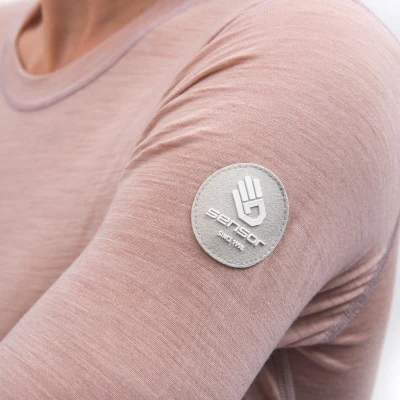 SENSOR Merino Air dámské triko dl.rukáv Dusty Pink