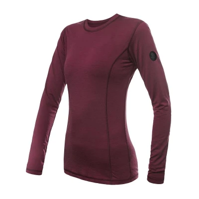 SENSOR Merino Air dámske tričko dl.rukáv Port Red SENSOR Merino Air dámske tričko dl.rukáv Port Red