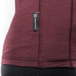 SENSOR Merino Air dámské triko dl.rukáv Port Red