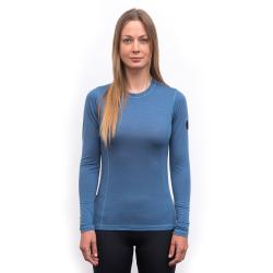 SENSOR Merino Air dámské triko dl.rukáv Riviera Blue