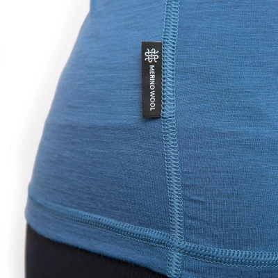 SENSOR Merino Air dámské triko dl.rukáv Riviera Blue
