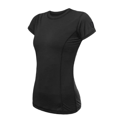 SENSOR Merino Air dámske čierne tričko SENSOR Merino Air dámske čierne tričko