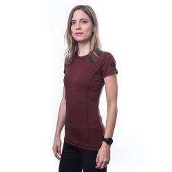 SENSOR Merino Air Port Red dámske tričko