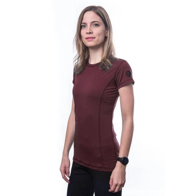 SENSOR Merino Air Port Red dámské tričko