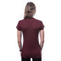 SENSOR Merino Air Port Red dámske tričko