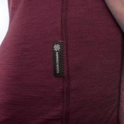SENSOR Merino Air Port Red dámske tričko