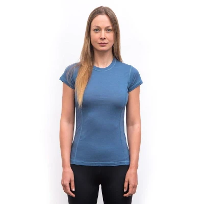 SENSOR Merino Air dámske tričko Riviera Blue