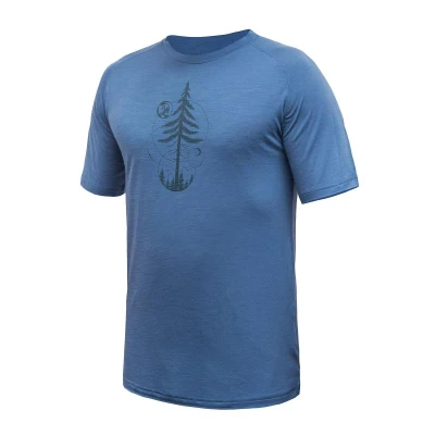 SENSOR Merino Air Earth pánské triko Riviera Blue SENSOR Merino Air Earth pánské triko Riviera Blue