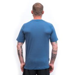 SENSOR Merino Air Earth pánské triko Riviera Blue