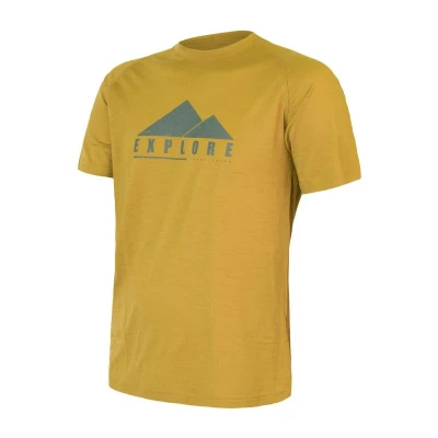 Sensor Merino Air Pt Explore Mustard panské funkční tričko Sensor Merino Air Pt Explore Mustard panské funkční tričko