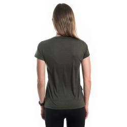 SENSOR Merino Air Fox dámské triko kr.rukáv Olive Green