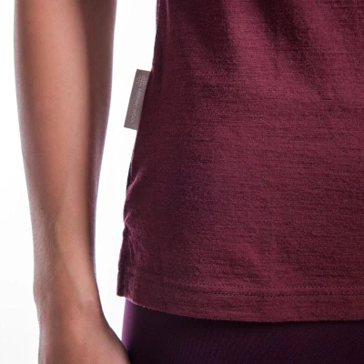 SENSOR Merino Air Hills dámske tričko Port Red
