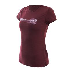 SENSOR Merino Air Hills dámské triko Port Red SENSOR Merino Air Hills dámské triko Port Red