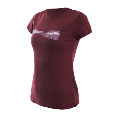 SENSOR Merino Air Hills dámske tričko Port Red SENSOR Merino Air Hills dámske tričko Port Red