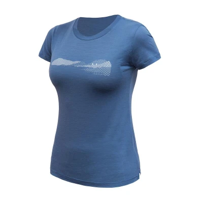 SENSOR Merino Air Hills dámske tričko Riviera Blue SENSOR Merino Air Hills dámske tričko Riviera Blue