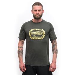 SENSOR Merino Air Outdoors pánské triko Olive Green