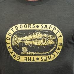 SENSOR Merino Air Outdoors pánské triko Olive Green